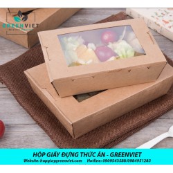 HỘP GIẤY KRAFT DÁNG CỬA SỔ