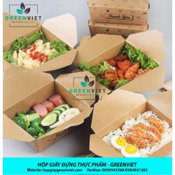 HỘP GIẤY KRAFT NẮP MÓC CHÉO