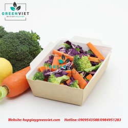 HỘP GIẤY KRAFT ĐỰNG SUSHI